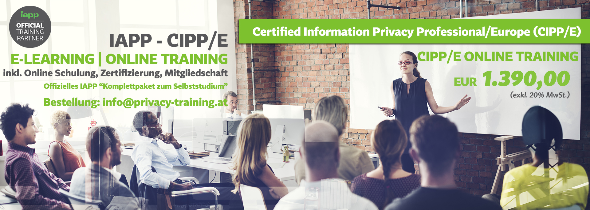 CIPP/E - ONLINE TRAINING - Privacy Training